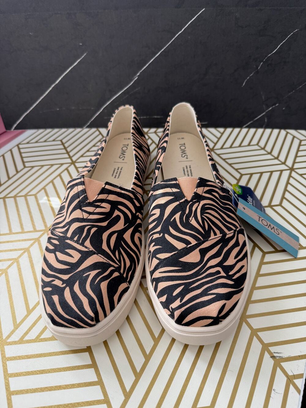 TOMS Women's Alpargata Plus Animal Print Ortholite | Size 11